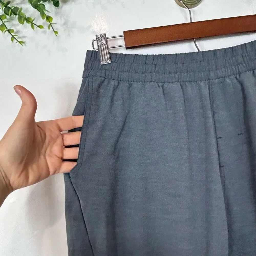 Prana Joggers Pants Large Men’s West Edge Stretch Blue Gray Organic Cotton Blend